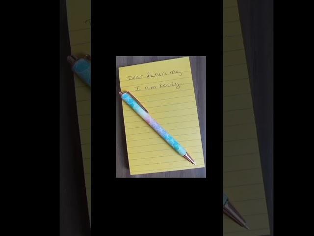 Writing a letter to your future self