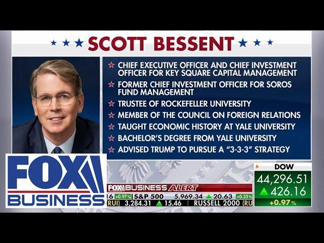 BREAKING NEWS: Trump picks Scott Bessent for Treasury secretary