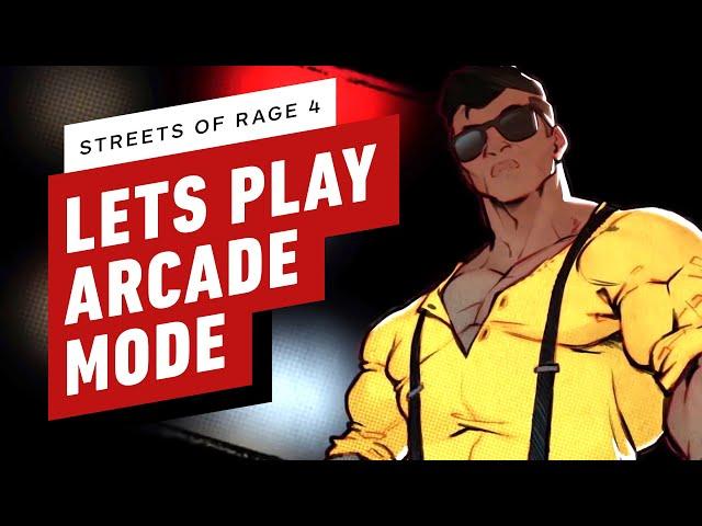 Streets of Rage 4 Lets Play - 3 Player Co-op Arcade Mode Survival Gameplay
