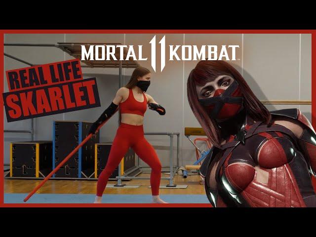 MARTIAL ARTIST does SKARLET'S MOVES from MORTAL KOMBAT 11