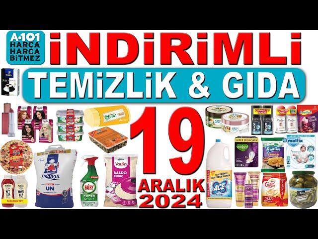 A101 İNDİRİMLİ ALDIN ALDIN BU HAFTA KATALOĞU | A101 TEMİZLİK GIDA ÜRÜNLERİ | A101 19 ARALIK KATALOĞU