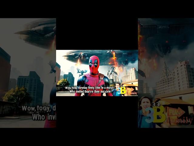 Deadpool A Hilarious Sci-Fi Showdown! #shorts #deadpool #deadpool3 #shortsvideo