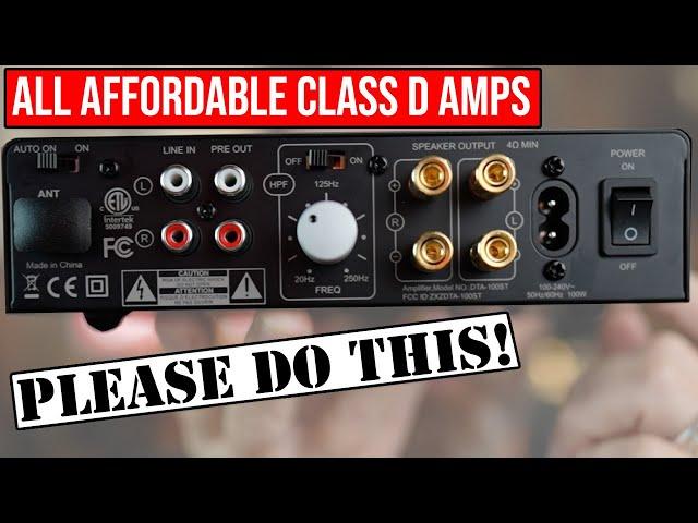 ALL AMPS SHOULD DO THIS!!!  Dayton Audio DTA-100ST vs the Fosi Audio V3 - Who is the Cheap Amp King?