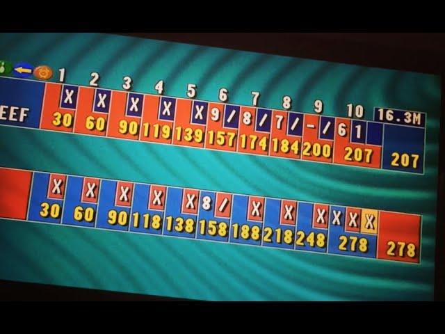 HIGHEST One Handed Bowling Game 278 - 6/19/14