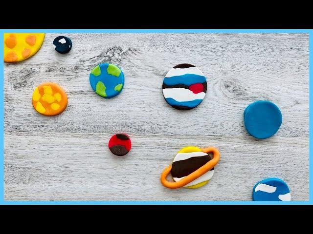 How to make Solar System with Playdough | Playdough Planets | Planets for kids | Kids craft project