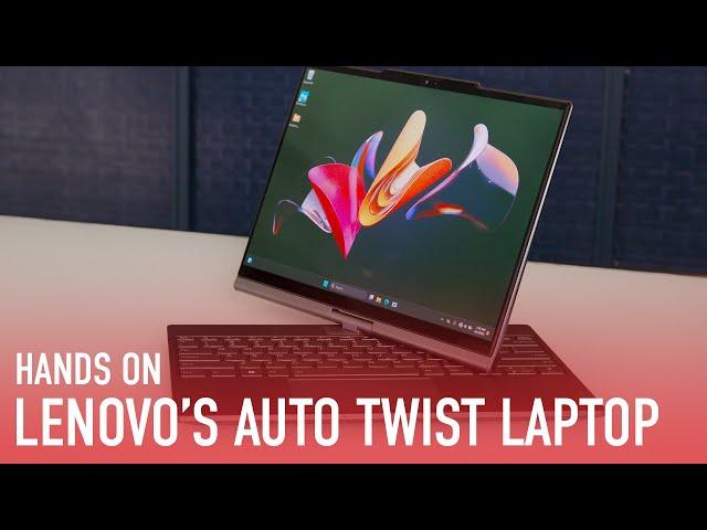 Hands On: Lenovo's ThinkBook Auto Twist Concept 2-in-1 Flexes on (Voice) Command