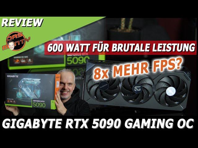 GIGABYTE Nvidia  RTX 5090 Gaming OC Review | Monster-Grafikkarte mit 600 Watt für brutale FPS