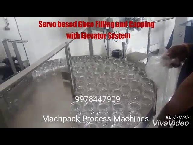 Servo based Ghee Filling Line