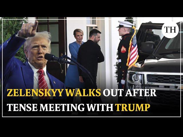 Trump-Zelenskyy clash: Zelenskyy leaves White House after fiery exchange with Trump