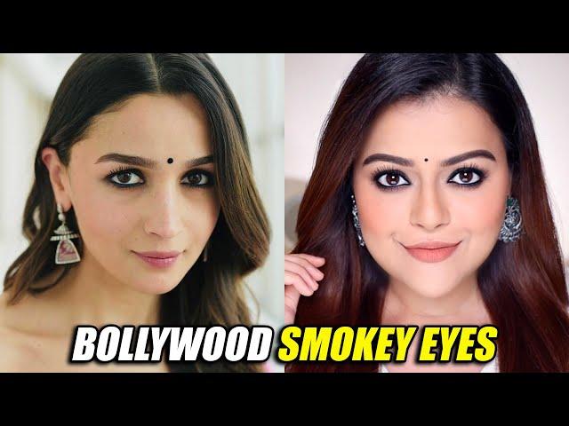 Bollywood's Iconic SMOKEY KAJAL EYES - Step By Step Tutorial For Beginners