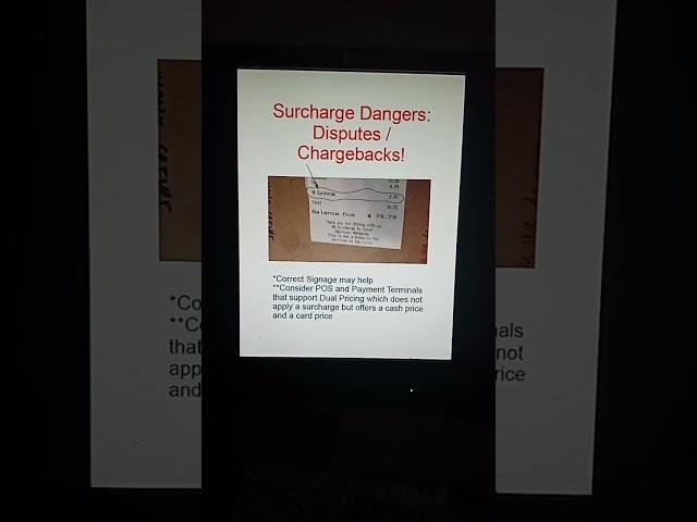 Surcharging Dangers: Disputes and Chargebacks