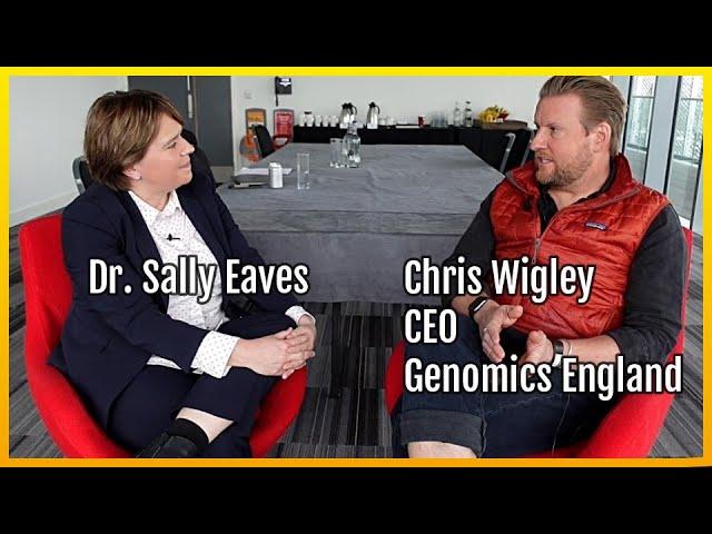Dr. Sally Eaves talks Genomics Innovation with Chris Wigley CEO Genomics England AWS Summit London
