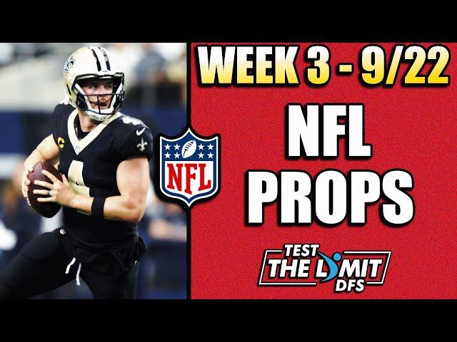 Top 5 NFL Week 3 Props for Sunday 9/22 – Don't Miss These Picks!