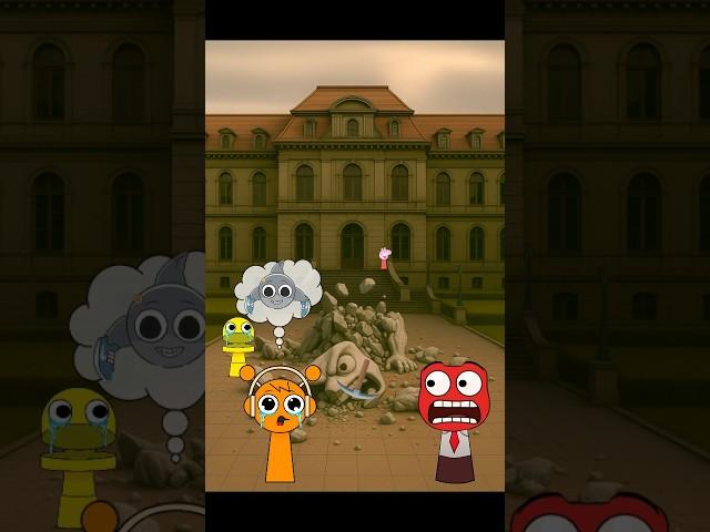 Who Destroyed Anger's Rock Statue | Baby Shark Peppa Pig | Incredibox Sprunki #sprunki #incredibox