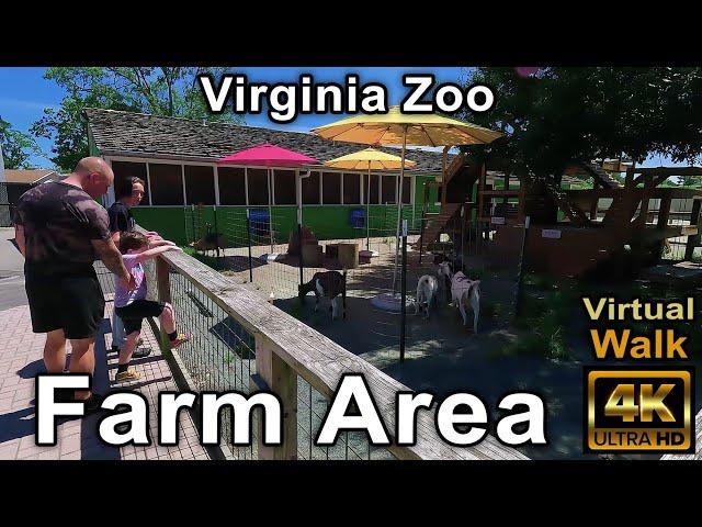 [4K] Walk Tour | Virginia Zoo | Farm and Reptile Area | No Talk Just Walk | GoPro Hero 10 EV -2