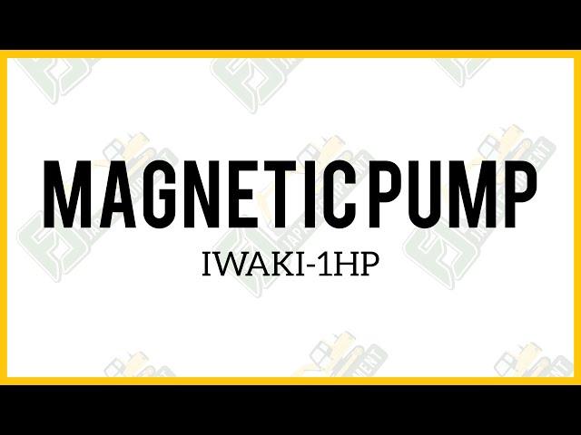 MAGNETIC PUMP (IWAKI-1HP)