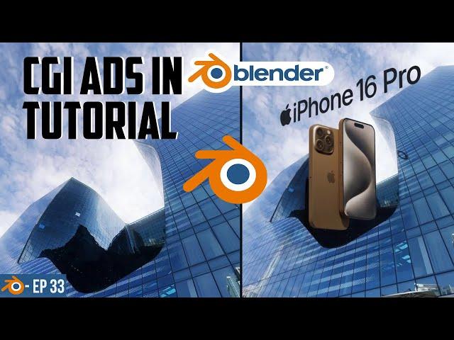 How to Make iPhone 16 Pro CGI Ads in Blender Tutorial