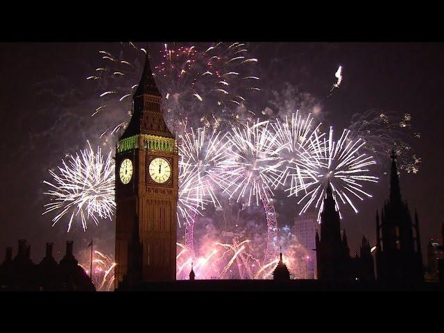 London Fireworks 2015 - New Year's Eve Fireworks - BBC