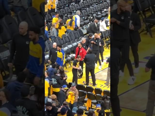 Steph Feeling It All #stephencurry #goldenstatewarriors