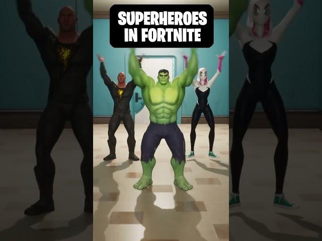 SUPERHEROES IN MOVIES VS IN FORTNITE