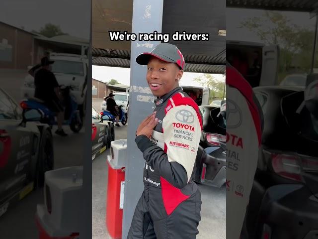 I know my drivers can relate ️ #nathimsimanga #car #racingdriver #racecar #racecardrivers