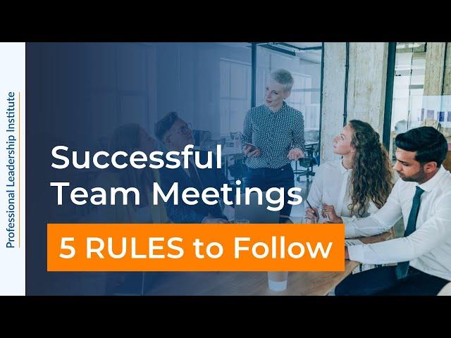 5 Rules for a Successful Daily Team Huddle