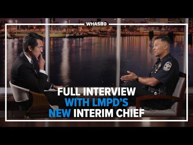 WHAS11 speaks with new LMPD interim Chief Paul Humphrey one-on-one