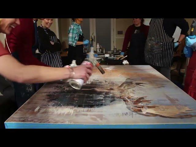 Encaustic Workshops, Artist Theresa Stirling