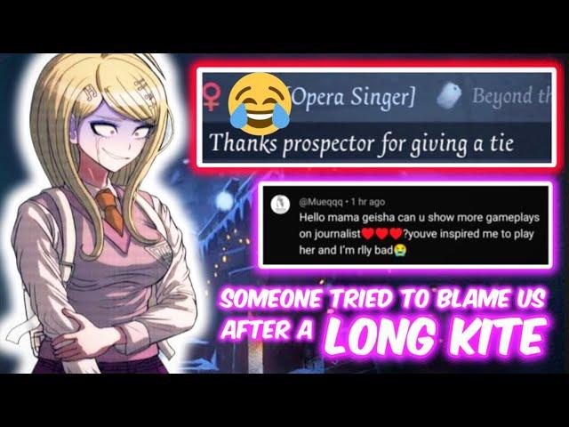 Someone tried to blamed us after I KITE and @Bleber ASSIST  Identity V Journalist Kaede S Skin