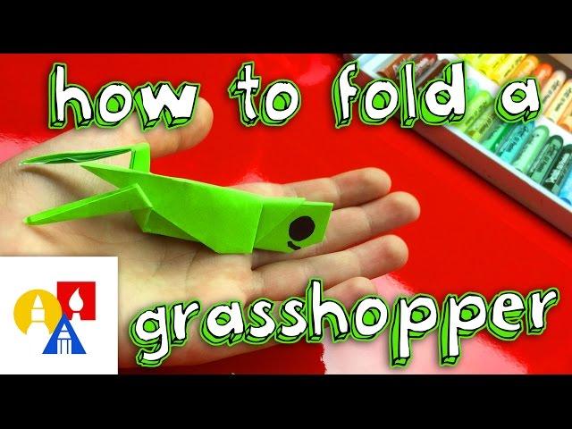 How To Fold An Origami Grasshopper