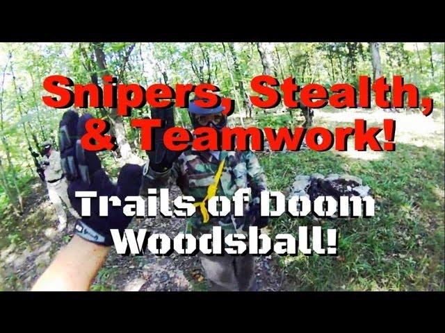 THIS is Woodsball Trails of Doom Best Game Featuring the ZoomCam Snipers Stealth Snap Shooting