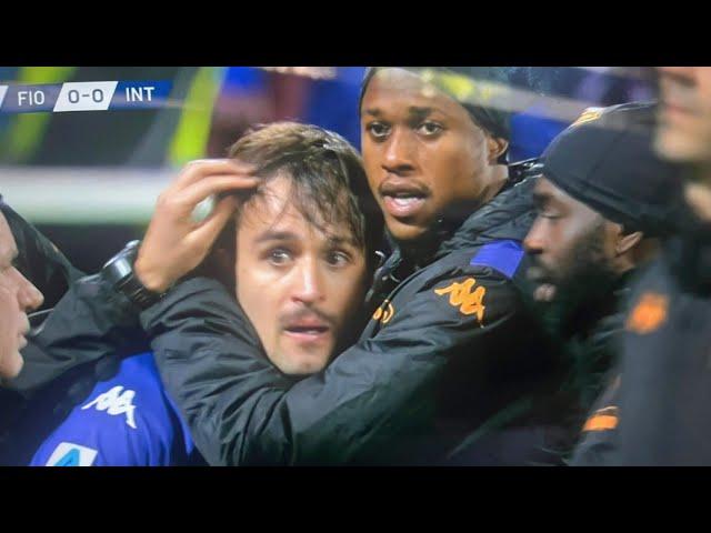 Fiorentina's Edoardo Bove Collapses on Pitch vs Inter Milan  | Players Reaction | Cardiac Arrest