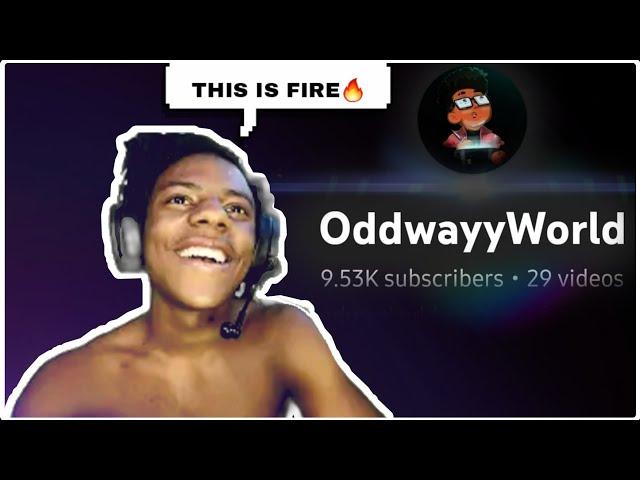 ISHOWSPEED reacted to OddwayyWorld!!