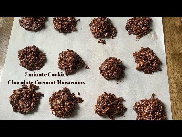 No Bake chocolate coconut macaroons￼ A childhood no bake cookie￼s + some meal prep