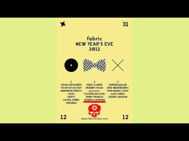 Joseph Capriati @ Fabric (London) 31-12-2012