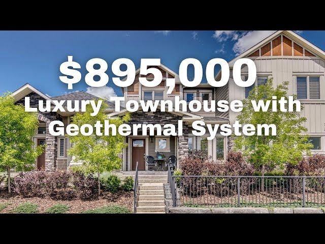 Tour $895,000 Luxury Calgary Townhouse. Home For Sale 2022!