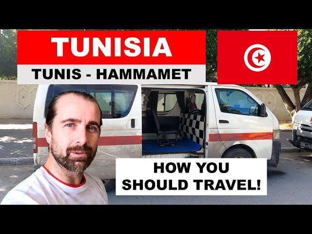 Explore Tunisia like a local - Travel from TUNIS to HAMMAMET plus hotel footage من تونس إلى الحمامات