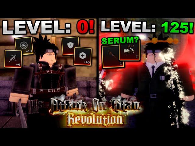 Starting From Level 0 With OP Perks In Roblox Attack On Titan Revolution... Here's What Happened!