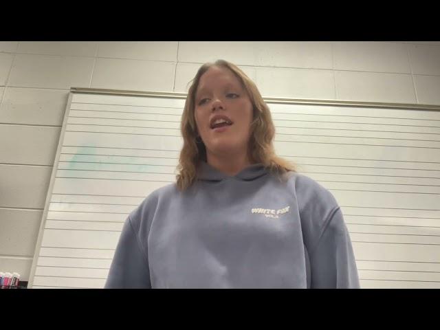 Big Foot FFA Alex Bender State Choir Audition