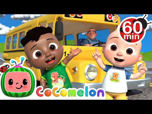 Wheels on the bus - CoComelon | Kids Cartoons & Nursery Rhymes | Moonbug Kids