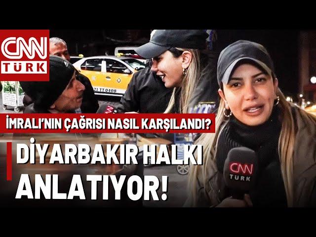 İmralı'dan Gelen Çağrı İçin Diyarbakır Ne Düşünüyor? Fulya Öztürk Diyarbakır Sokaklarında...