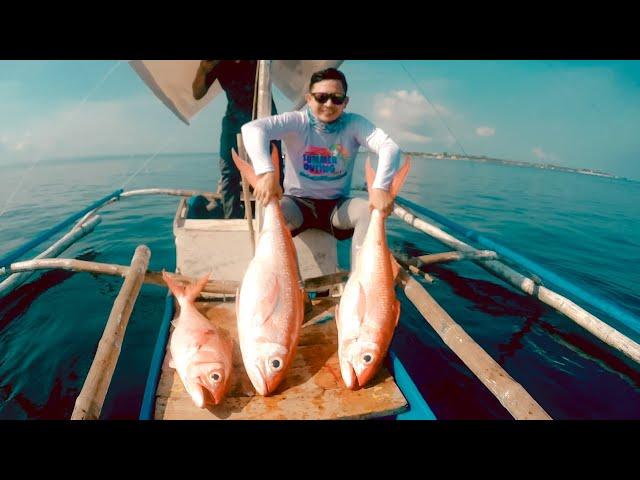 3 big Ruby Snappers on a single boat | Double Strike | Jigging | Cebu Philippines | BiRRA