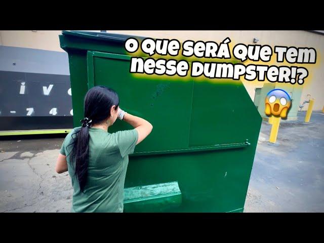 Dumpster diving cheio de coisas!