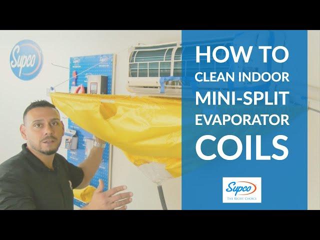 How to Clean Indoor Mini-Split Coils Using the Supco® Mini Split Catch All™ - Protective Bib