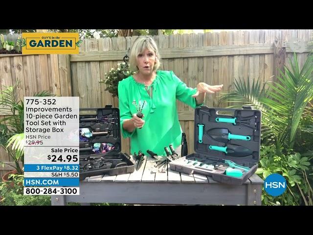 Improvements 10piece Garden Tool Set with Storage Box