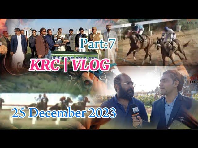 KRC VLOG | EHTISHAM MURTAZA | 25 December 2023 | Karachi Race Club | #horseracing #krc #horselovers