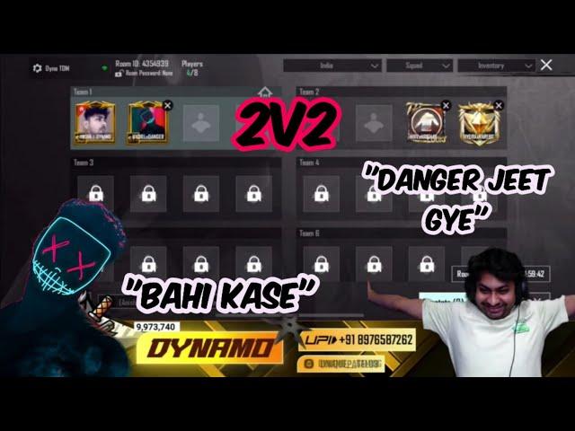 HYDRA DANGER SAVE THIS 2V2 TDM FOR DYNAMO | RAREBIT AND HRISHAV SHOCKED BGMI