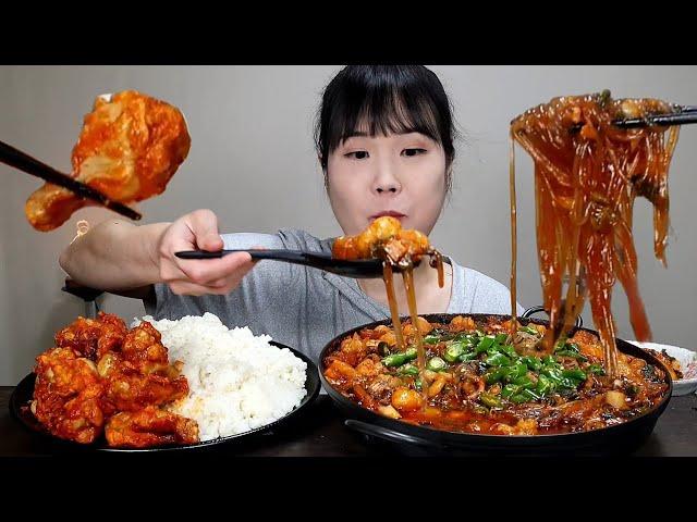 mukbang, spicy, kimchi. ASMR.