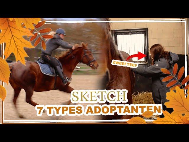 7 TYPES ADOPTANTEN! || SKETCH Paardzoektbaas