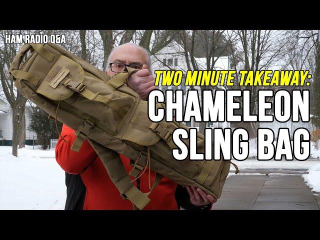 The best ham radio antenna bag: Chameleon CHA Sling Bag